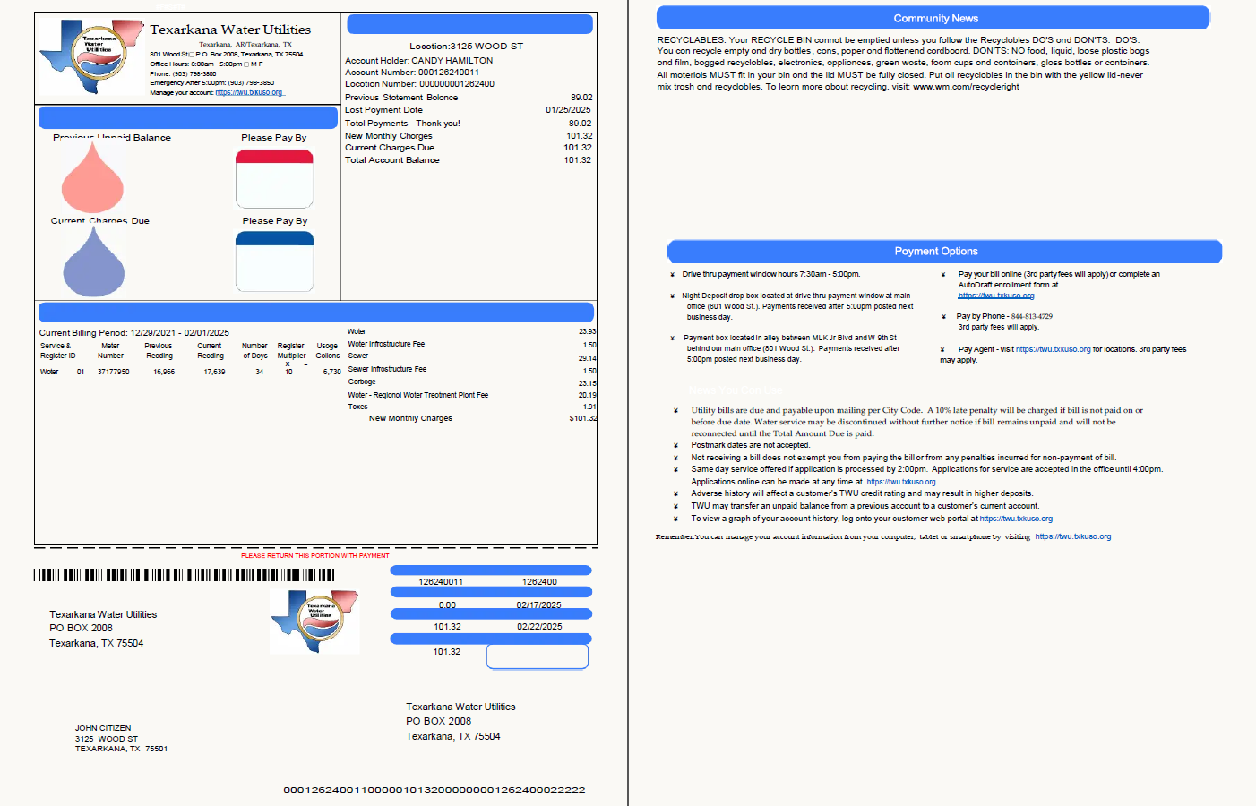  Minol USA business utility bill 